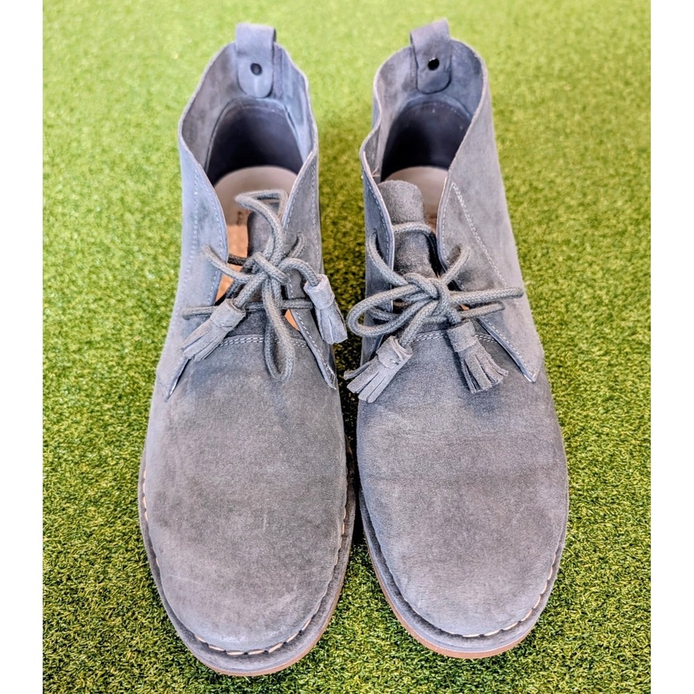 Hush Puppies Women's Cyra Catelyn Chukka Boot Dark Gray Suede US 12 Barely Used